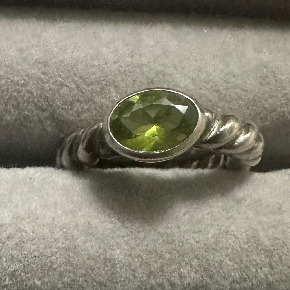 LAST CHANCE Sterling  Silver Ring with Period Gemstone